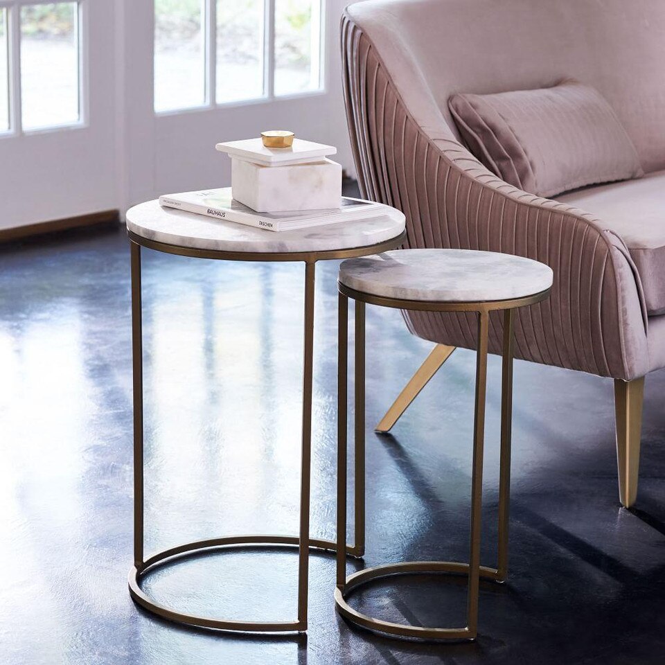 Round Nesting Side Tables Set west elm United Kingdom